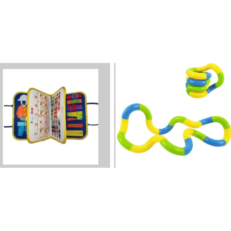 Kindora Montessori Busy Board — Travel Learning Activity Toy