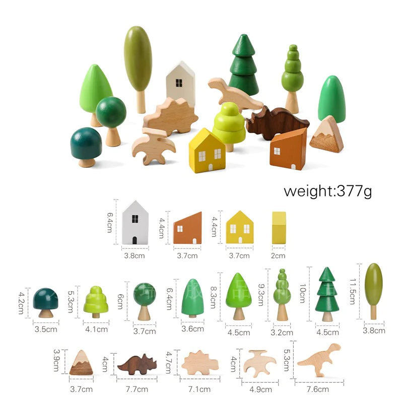 Montessori Wooden Animal Balance Stackers – Educational Toy for Toddlers