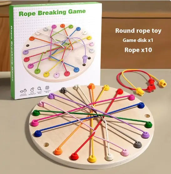 Montessori Rope Pulling Toy for Babies