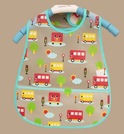 Baby Bibs and Feeding Smocks Set