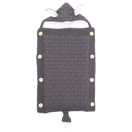 Kindora Knit Sleep Sack — Baby Swaddle with Rabbit Ears