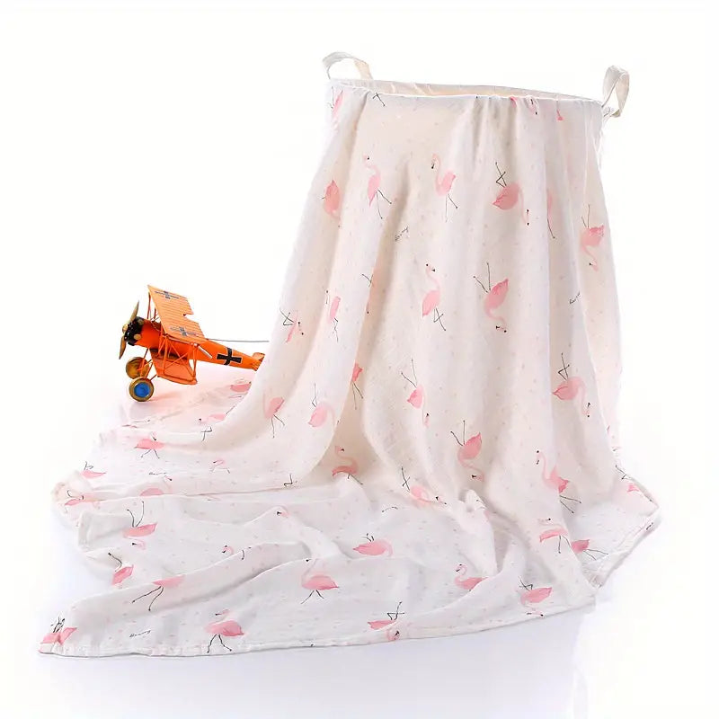 Ultra Soft Bamboo Cotton Swaddle Blanket for Babies