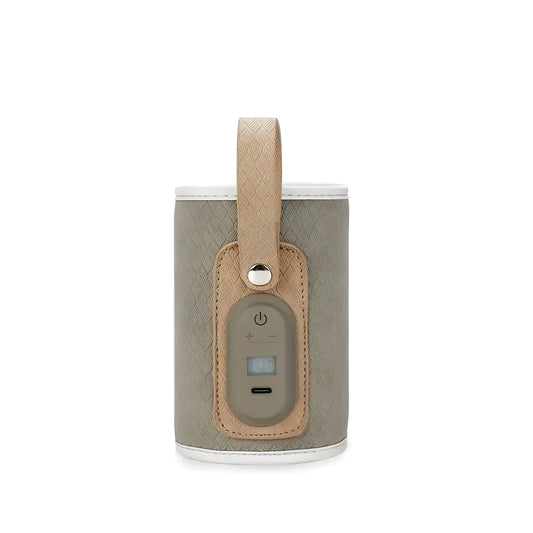 🍼 Portable Baby Bottle Warmer – Grey