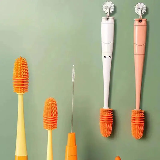 CleanKidz™ 4-in-1 Silicone Cup & Bottle Cleaning Brush