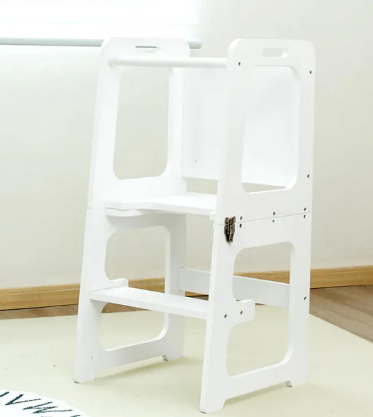 🪜 Kiddo Step 3-in-1 Learning Tower – Kitchen Helper, Stool & Activity Stand