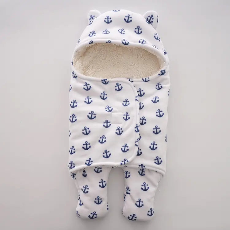 Kindora Plush Swaddle Sleep Bag — Newborn Blanket Wrap