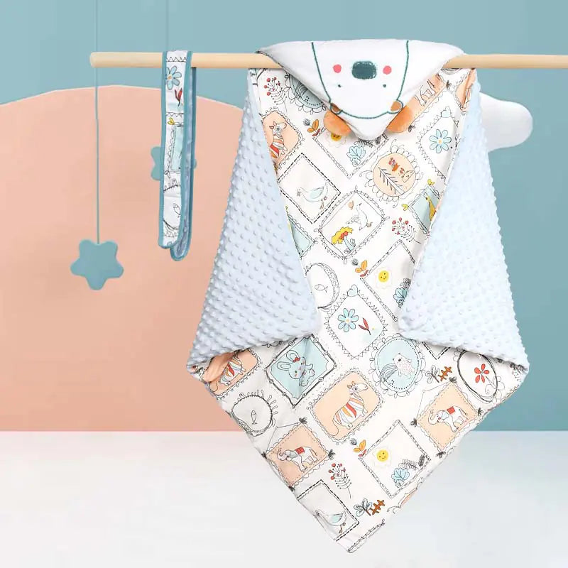 Cozy Cotton Baby Swaddle Blanket (Autumn/Winter)