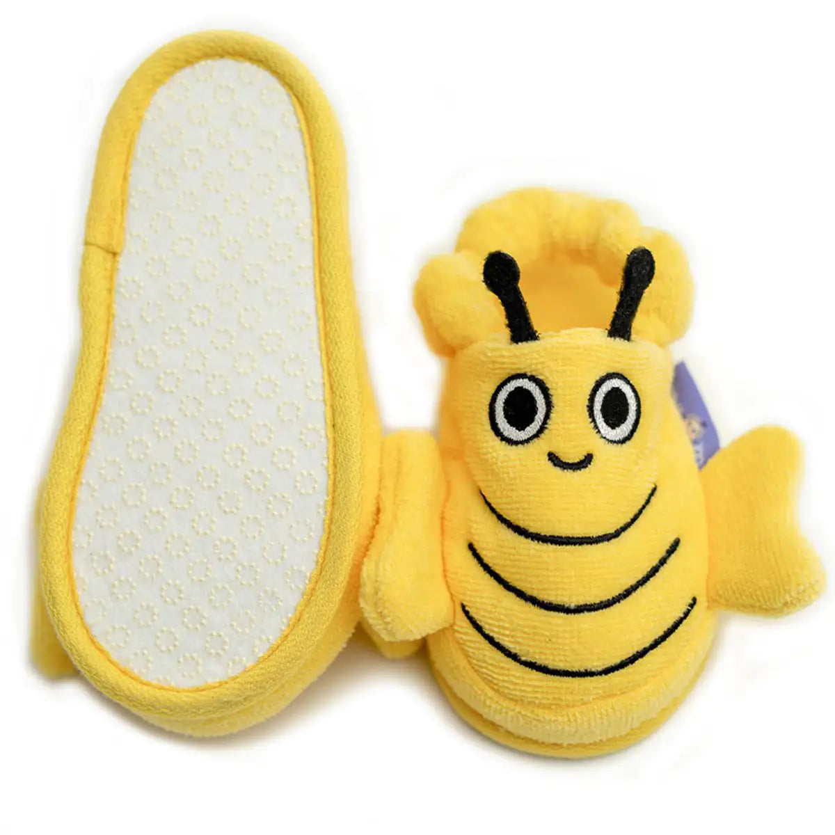Milk&Moo™ Buzzy Bee Toddler Slippers – Cozy Indoor Shoes for Kids