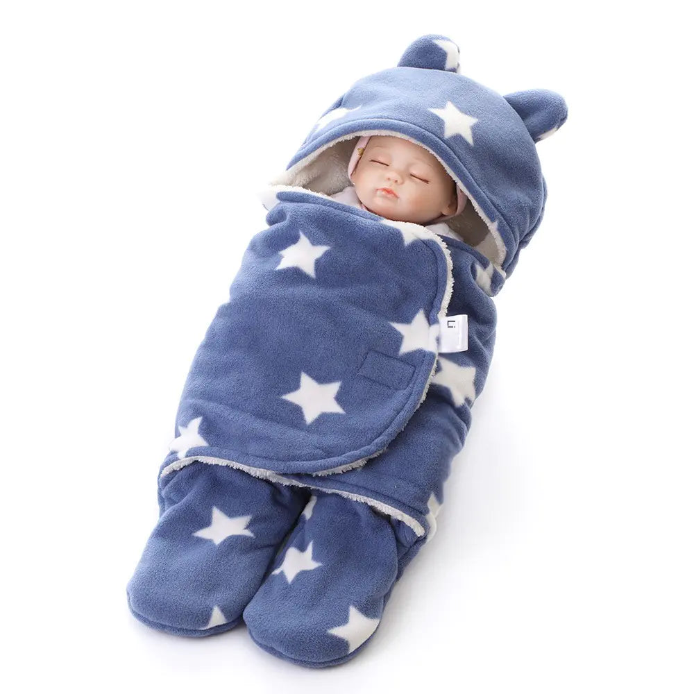 Kindora Plush Swaddle Sleep Bag — Newborn Blanket Wrap