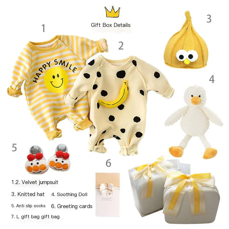 Newborn Gift Box – 14-Piece Baby Essentials & Keepsake Set 🎁