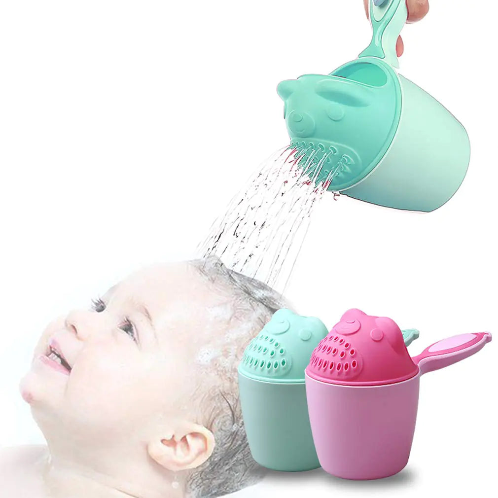 Tear-Free Baby Bath Rinser Cup – Green