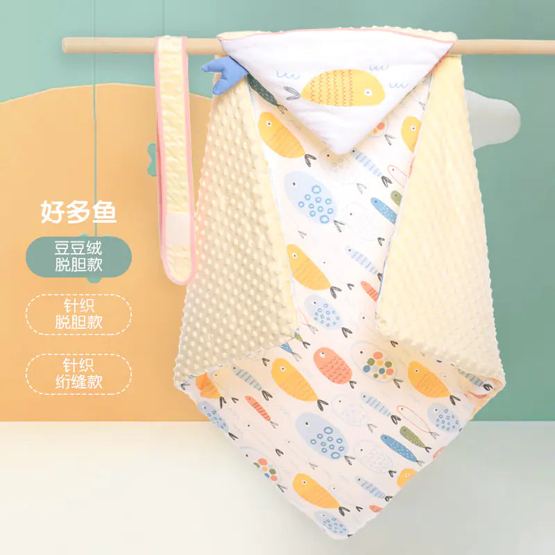 Cozy Cotton Baby Swaddle Blanket (Autumn/Winter)