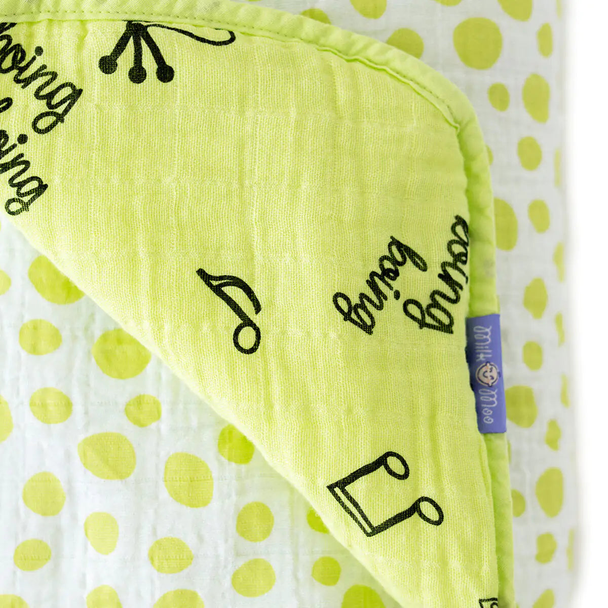 🐸 FroggySnuggle Organic Cotton Baby Blanket
