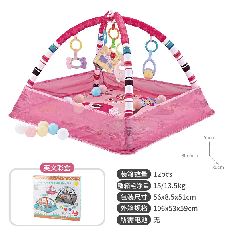 Baby Play Gym with Activity Mat & Balls