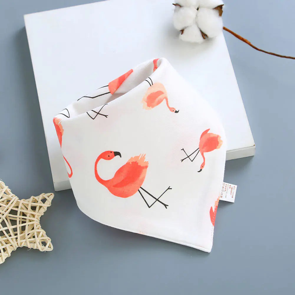 Baby Bibs and Cotton Triangle Scarves for Infants