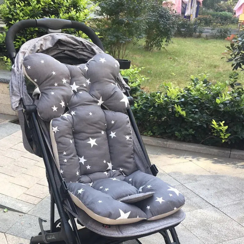 ⭐ Cozy Cotton Cushion for Baby Strollers & High Chairs