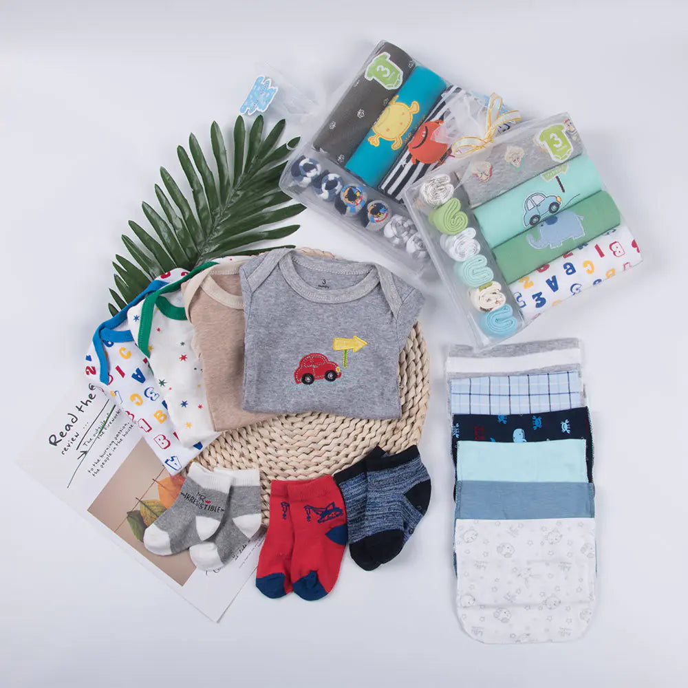 Kindora Infant Essentials Bundle — Baby Shower Gift Pack