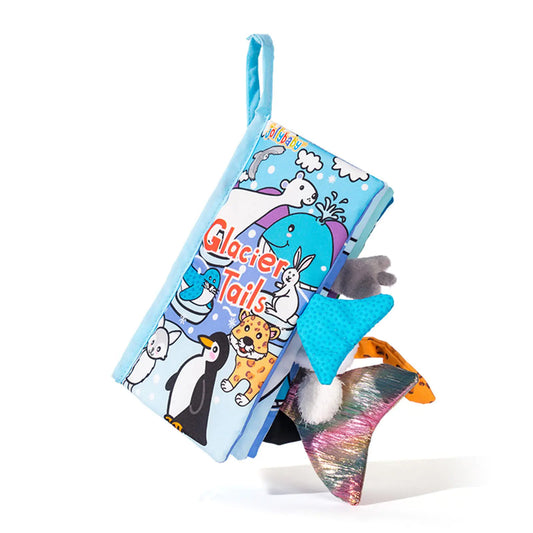 Jollybaby “Glacier Tails” Touch & Feel Cloth Book