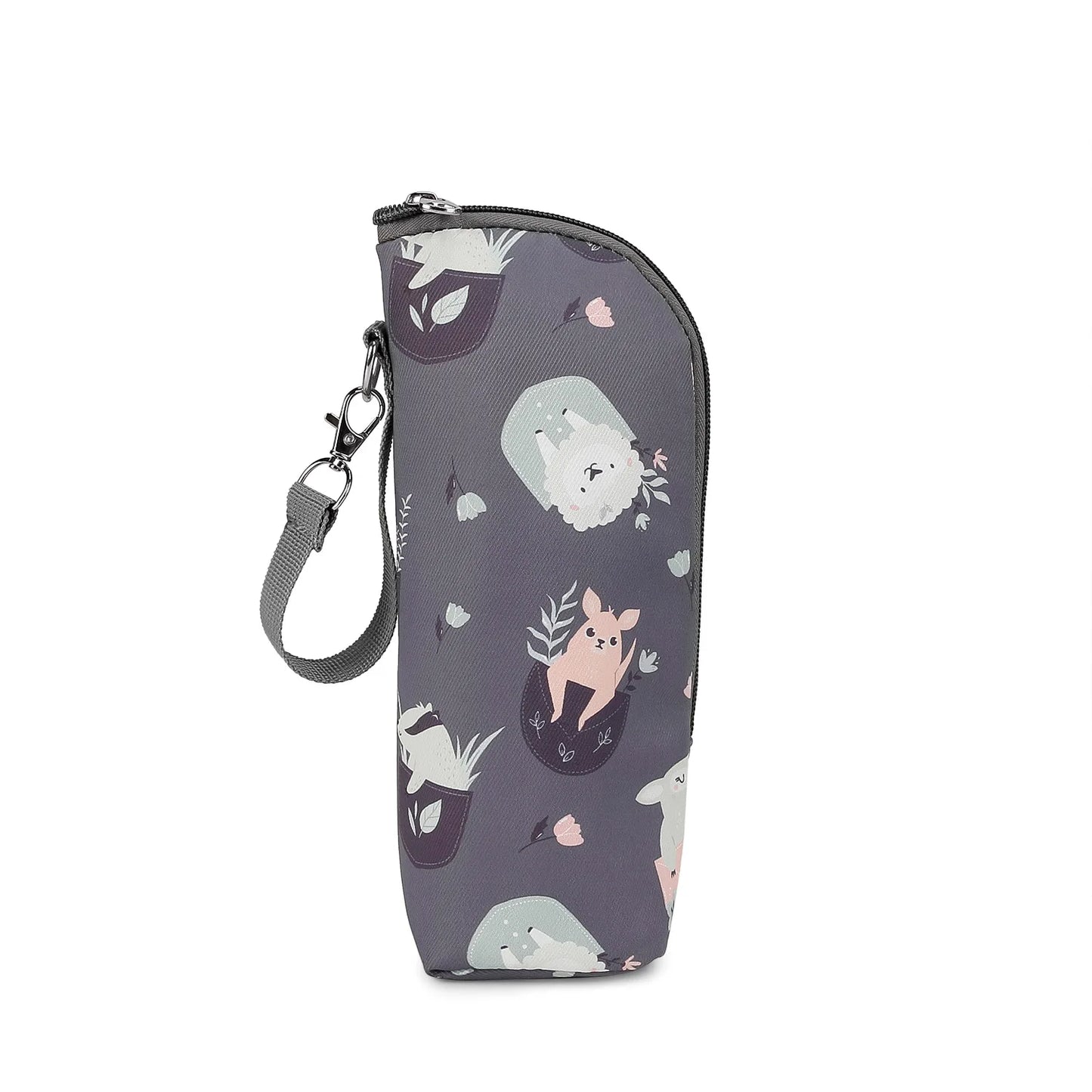 Baby Bottle Bag Bottle Warmer Baby Feeding Aluminum Mold Insulation Outing Stroller Hanging Bag For Storage Cups Drinks