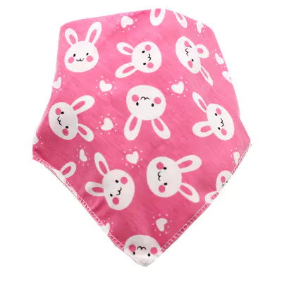 Waterproof Cotton Baby Bibs with Cartoon Design