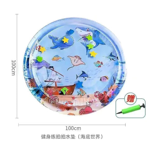 Housruf™ Tummy Time Mat with Ocean Creatures Design
