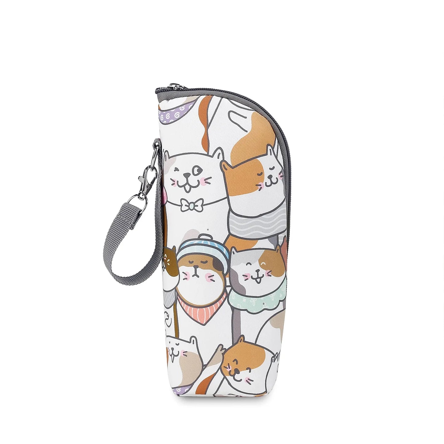 Baby Bottle Bag Bottle Warmer Baby Feeding Aluminum Mold Insulation Outing Stroller Hanging Bag For Storage Cups Drinks
