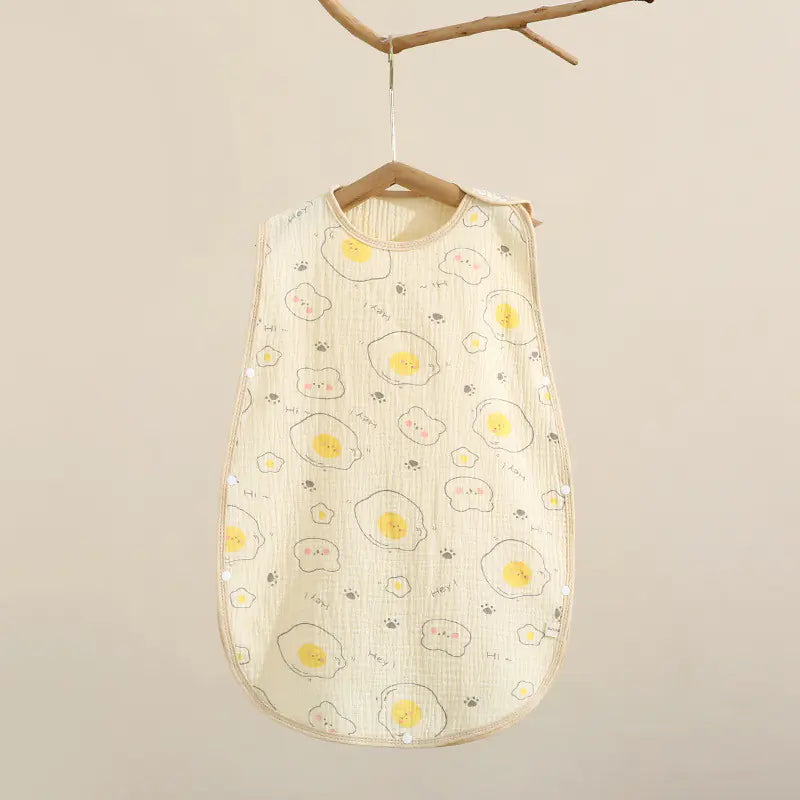 DreamSoft™ Crepe Cotton Sleeping Bag – Breathable & Cozy for Newborns