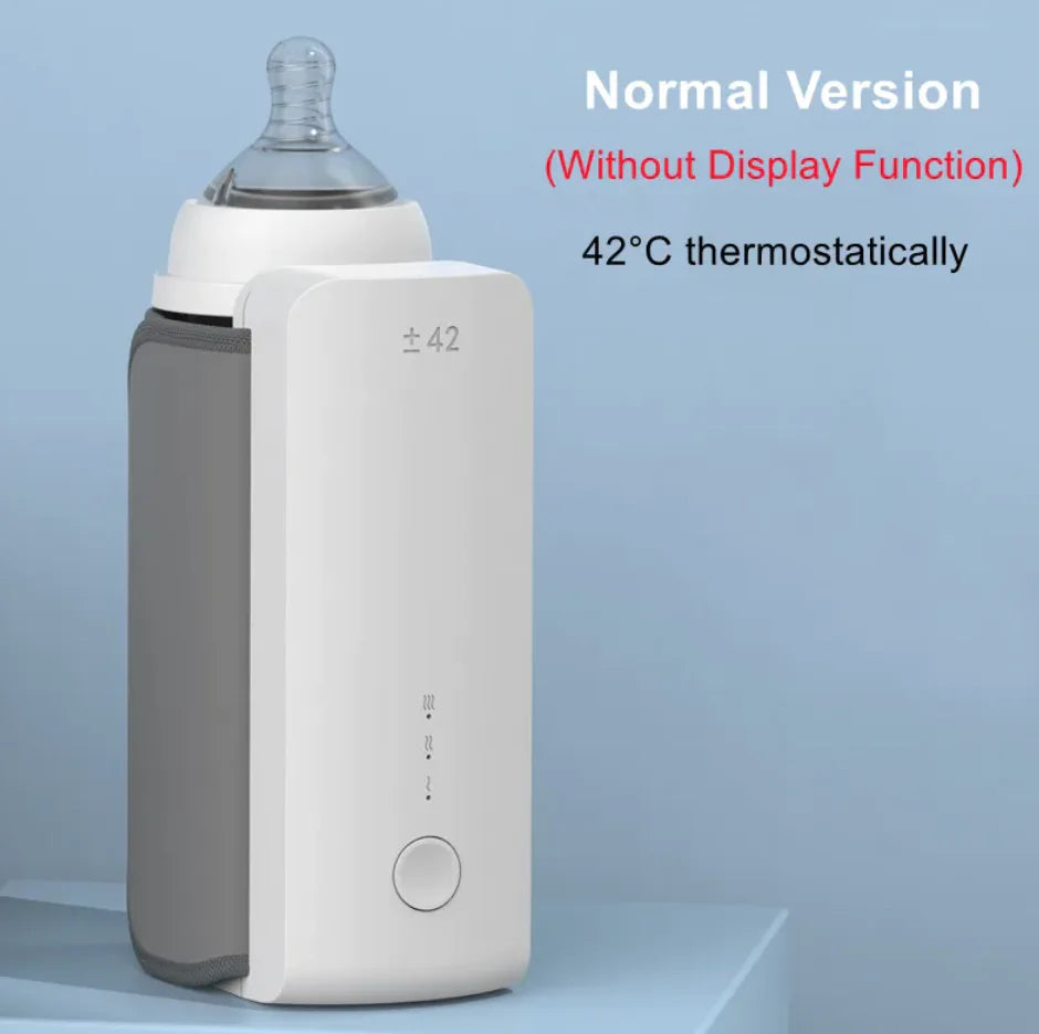 🍼 Portable Wireless Baby Bottle Warmer – Adjustable Heat