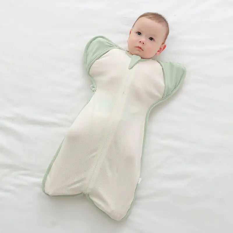 Kindora Organic Baby Sleep Sack — Breathable Cotton Swaddle Bag