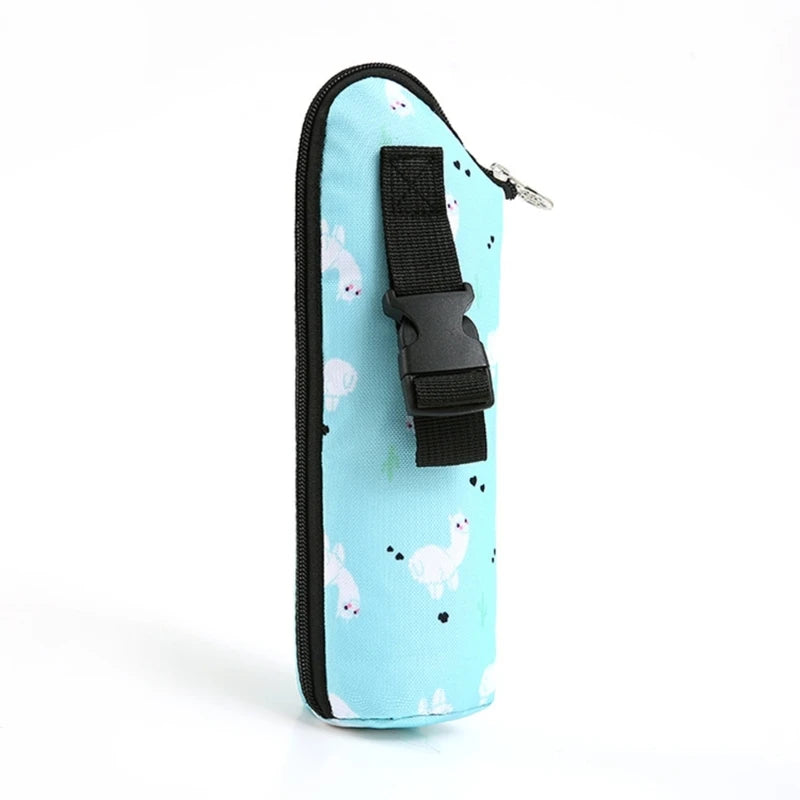 Baby Milk Bottle Insulation Bags Cartoon Portable Waterproof Feeding Bottle Thermal Bag Milk Warmer Cooler Stroller Hang Bags