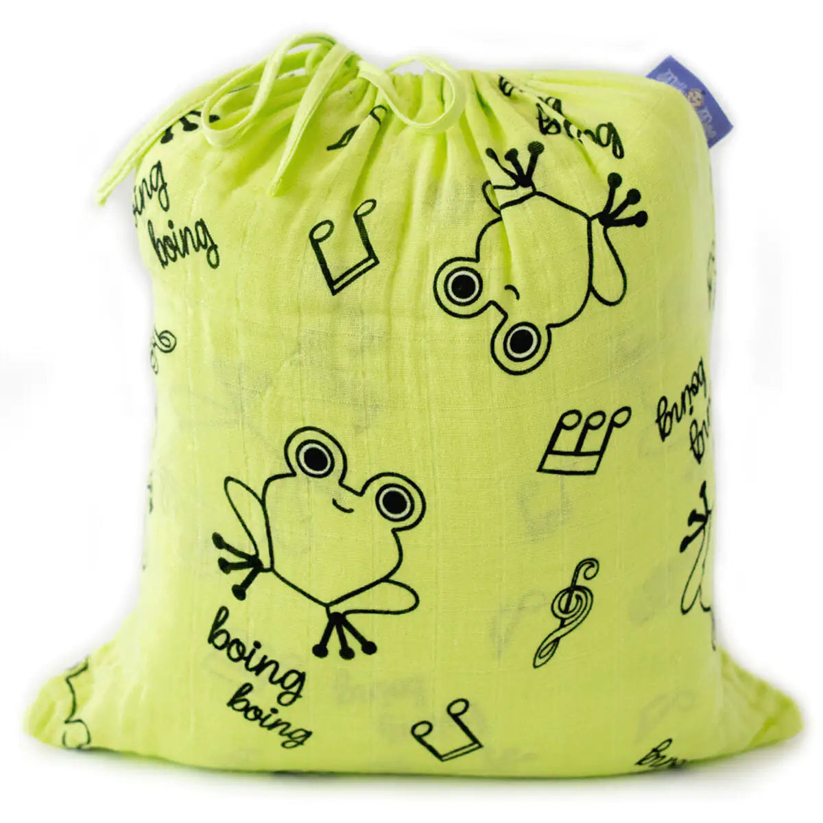 🐸 FroggySnuggle Organic Cotton Baby Blanket