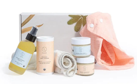 Lizush 6-Piece Organic Baby Care Set