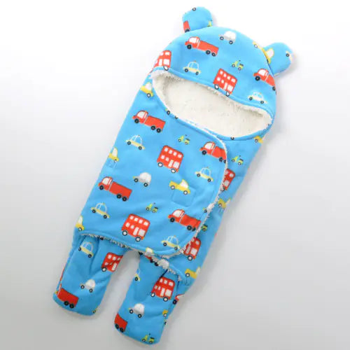 Kindora Plush Swaddle Sleep Bag — Newborn Blanket Wrap