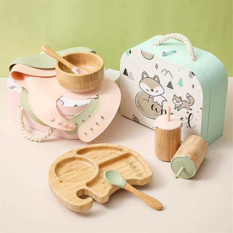 Baby Silicone Bowl Newborn Feeding Set
