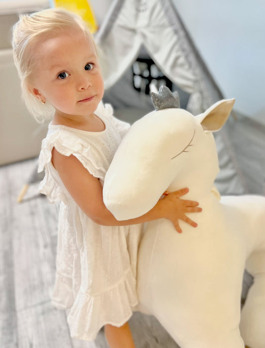 Kindora XXL Pegasus Plush — Giant Wingless Stuffed Animal