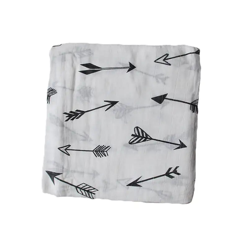 Bamboo Muslin Neutral Receiving Swaddle Blanket
