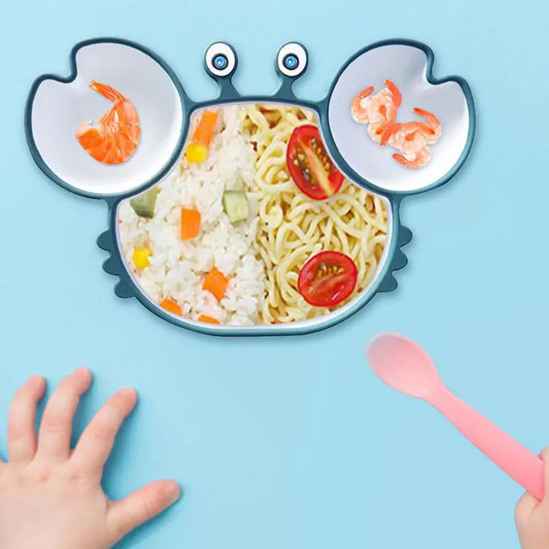 Silicone Suction Cup Training Feeding Tray - Easy Clean