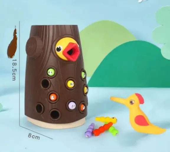 Woodpecker Peekaboo Bug-Catching Toy
