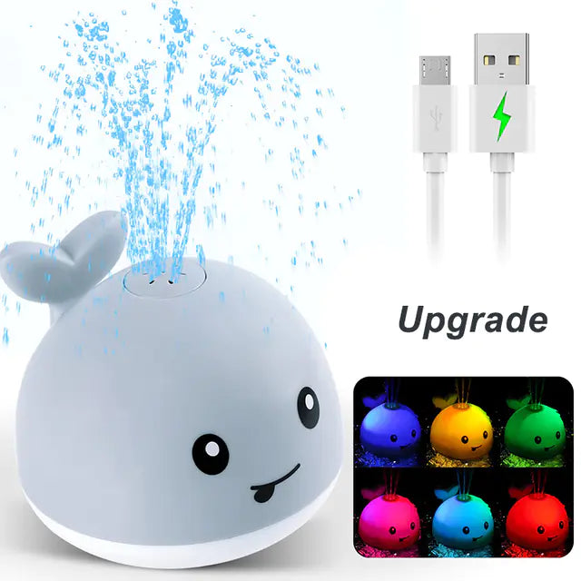 Light-Up Dino Bath Toy – Water Spray Fun
