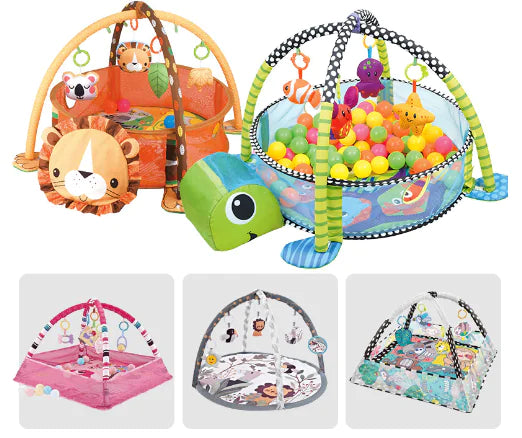 Baby Play Gym with Activity Mat & Balls