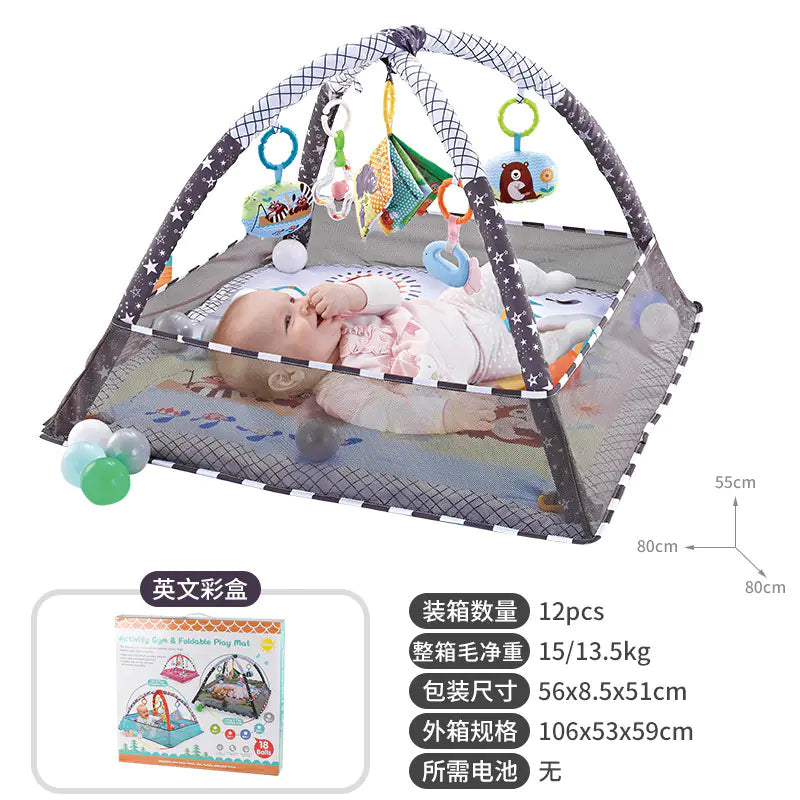 Baby Play Gym with Activity Mat & Balls