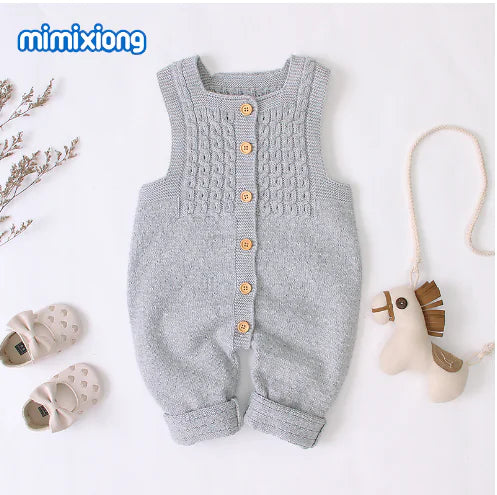 Kindora Knit Baby Romper — Chic Playtime Outfit