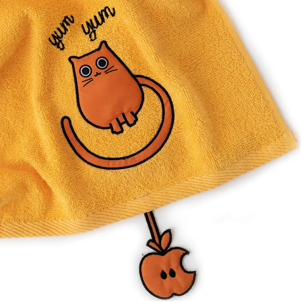 Cozy Cat Turkish Cotton Baby Towels – 2-Piece Set
