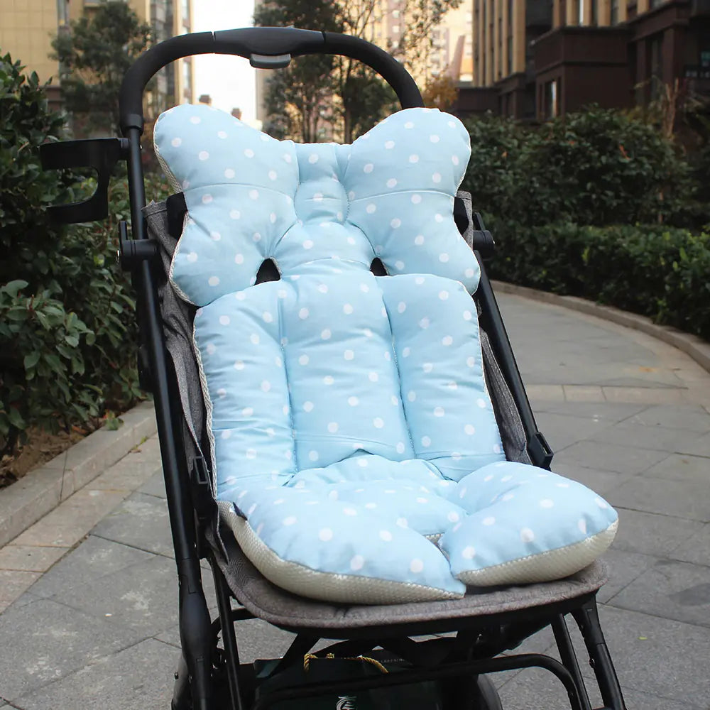 ⭐ Cozy Cotton Cushion for Baby Strollers & High Chairs