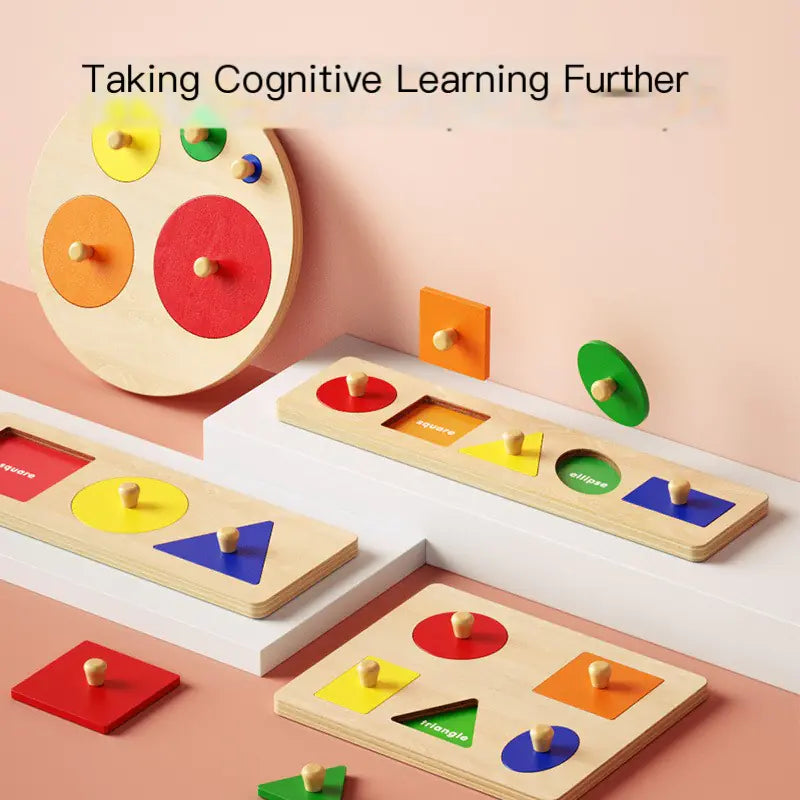 Montessori Shape-Sorting Puzzle Box