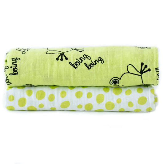🌿 CottonSnug Baby Swaddle Blanket