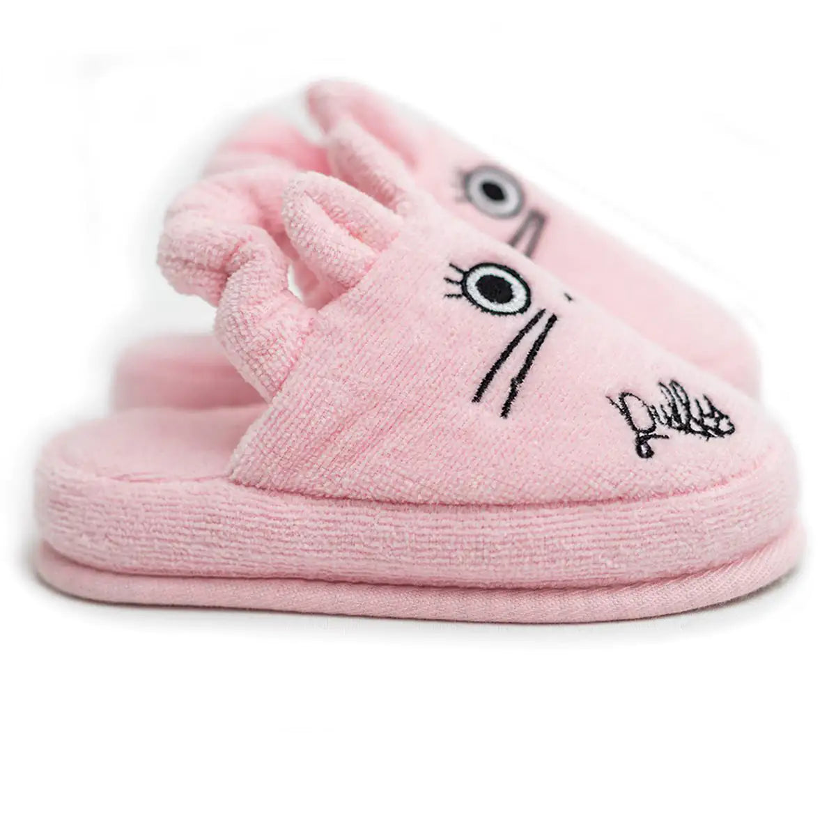 Milk&Moo Chancin Rabbit Toddler Slippers (Pink)