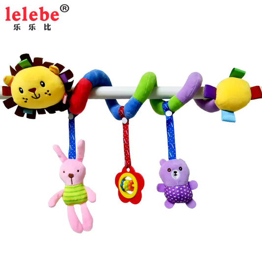 Colorful Crib Hanging Toy – Plush Bells & Sensory Play