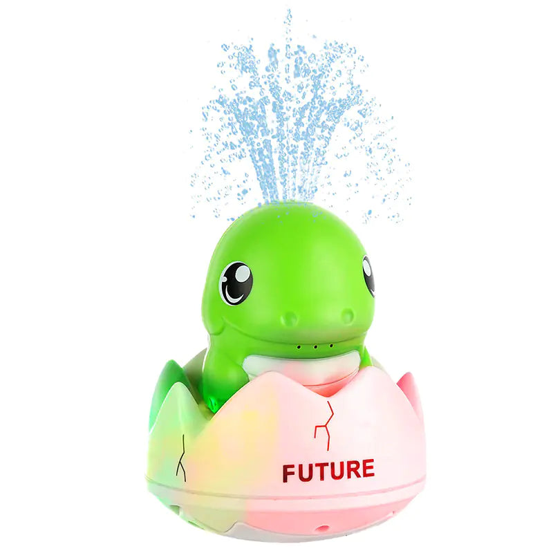 Light-Up Dino Bath Toy – Water Spray Fun