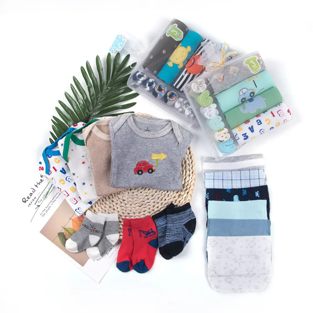 Kindora Infant Essentials Bundle — Baby Shower Gift Pack